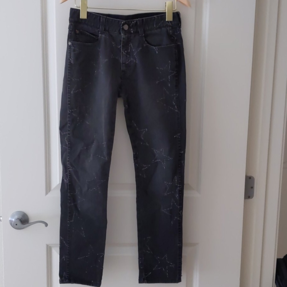 Stella McCartney black star printed jeans